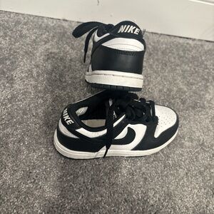 Nike Kids Black and White Sneakers